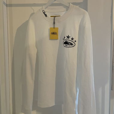 Corteiz White Waffle Longsleeve
