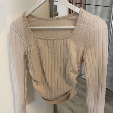 Haut longues manches beige 