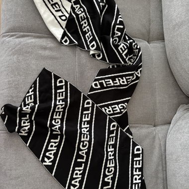 Reversible Karl Lagerfeld scarf
