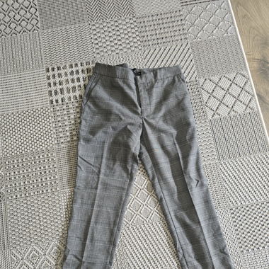 Zara karierte Stoff Hose 