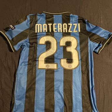 Maillot Inter Milan Materazzi CL Final 2010 L