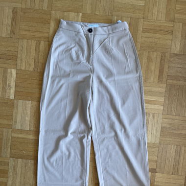 pantalon tailleur beige