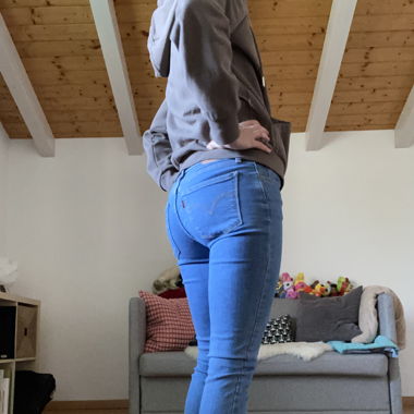 Jeans Levis skinny femme bleu