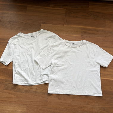 t-shirt weiss basic shirt 