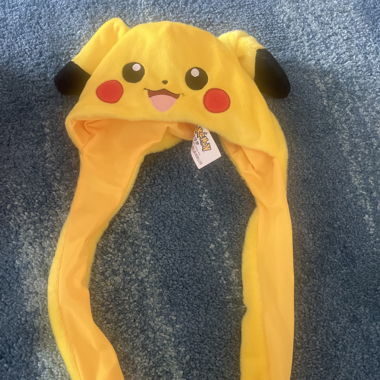 Picachu Original Kappe Ohr Bewegliche Springende