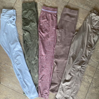 Leggings sportivi set 5 pezzi