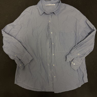 striped zara shirt