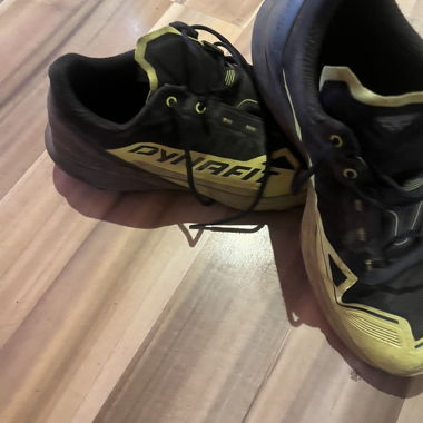 Dynafit black-and-yellow sports shoes