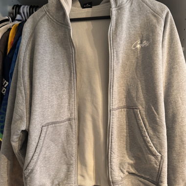 HMP Felpa termica con zip [grigio mélange]