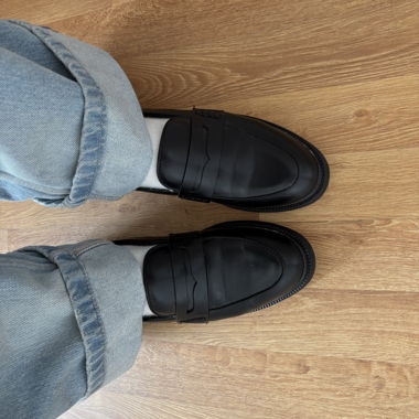 ONLY Black Loafers Size 38