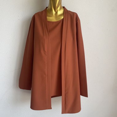 Ensemble couleur rouille 