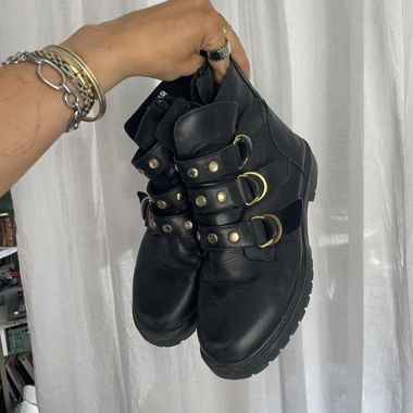 leather boots