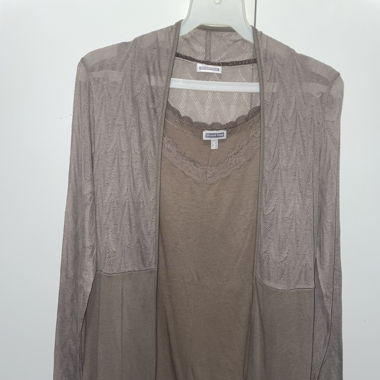 Top mit Umhängejacke