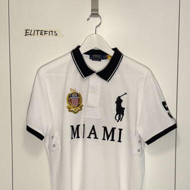 Polo Ralph Lauren Polo Shirt Miami Nr.5 White