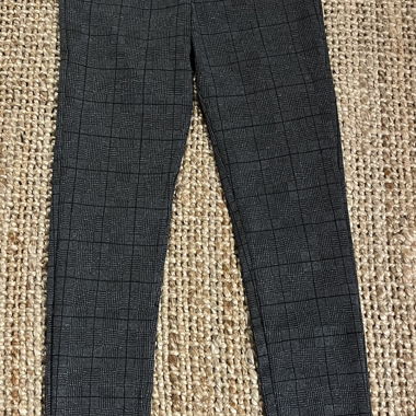 Stretch-Hose mit Karomuster (Chicorée)