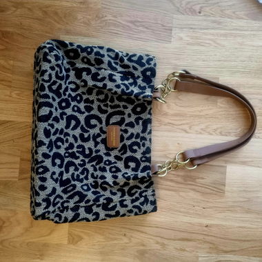 Sac fourre-tout motif léopard