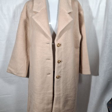 G M K wool coat beige size 40