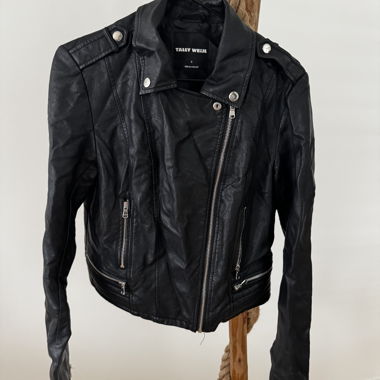 Leder Jacke