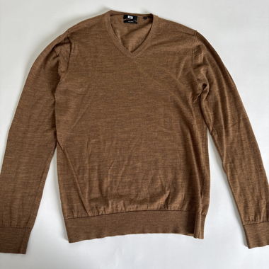 WE Merino Wool V-Neck Sweater