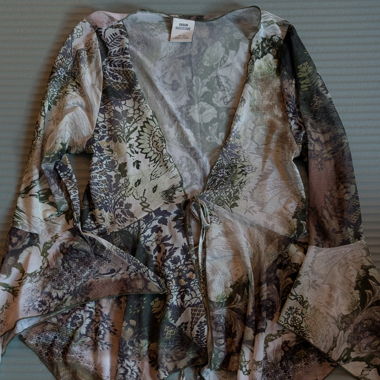 Top a maniche lunghe Fairy verde