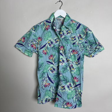 Hawaiian Print Shirt XL