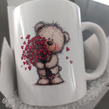 Mug with teddy bear motif