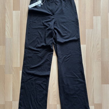 Black Fabric Trousers