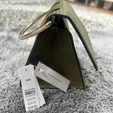 Mini borsa Topshop verde