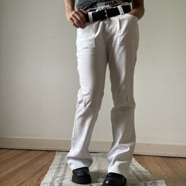 Cargo bianco Stretch Fit