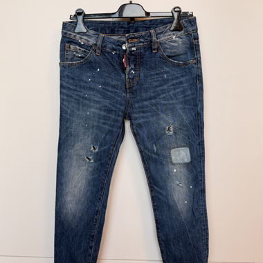 DSQUARED2 distressed blue Jeans Damen
