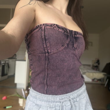 Body délavé y2k bustier