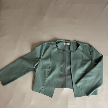 blue motivi leather jacket