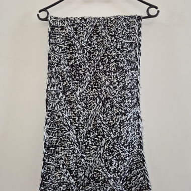 Sciarpa in maglia nero-bianco H&M