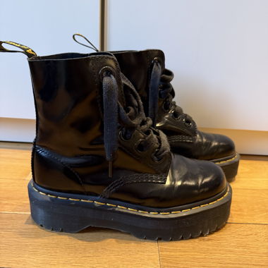Stivali platform neri Dr. Martens EU 38
