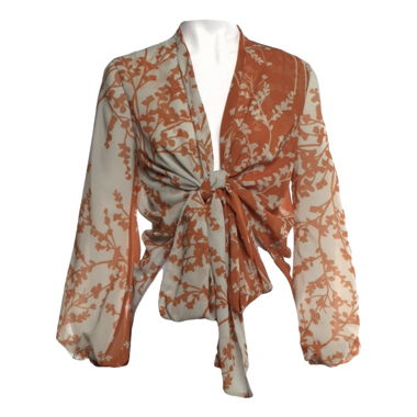 Silvia Tcherassi Bluse mit Blumenmuster