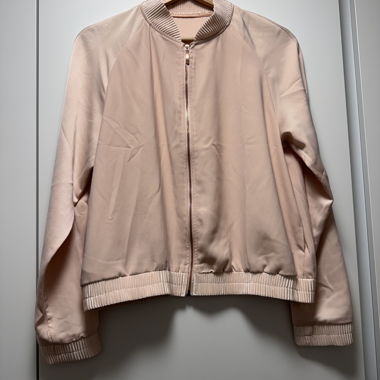 Bomber Jacket, shiny pinkish
