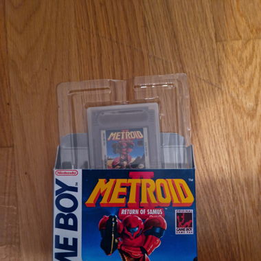 Game boy metroid spiel und box