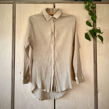 Chemise texture froisée