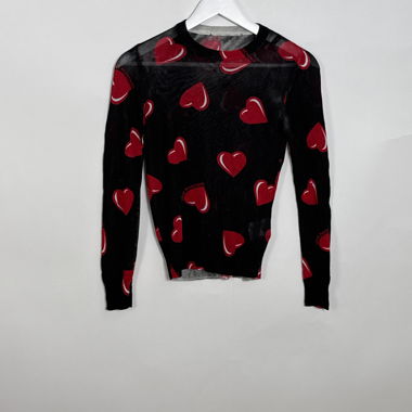 Top in mesh Love Moschino