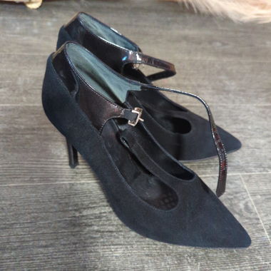 Pasito high heels noir 40
