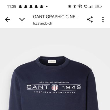 Gant pull bleu foncé neuf L