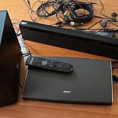 Set soundbar BOSE completo con Bass Box