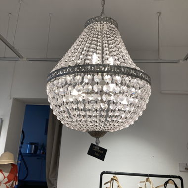 Lampada a sospensione in cristallo