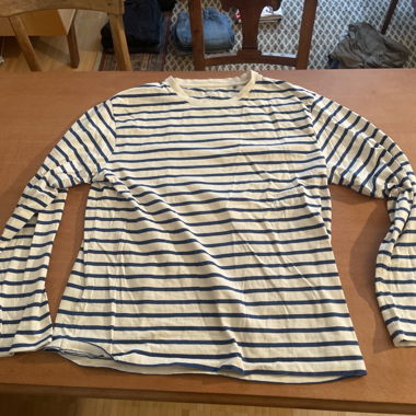 Gestreiftes Langarmshirt
