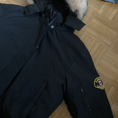 Parka nera ZAVETTI Canada