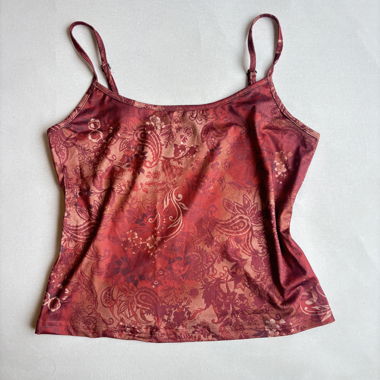 gorgeous red tank top y2k