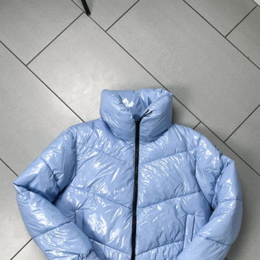 Blue Hugo puffer jacket