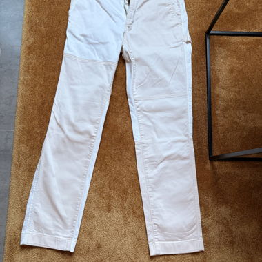Pantalone Lacoste LIVE Straight Fit, crema, FR 36