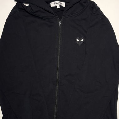 Hoodie zippé noir CDG PLAY