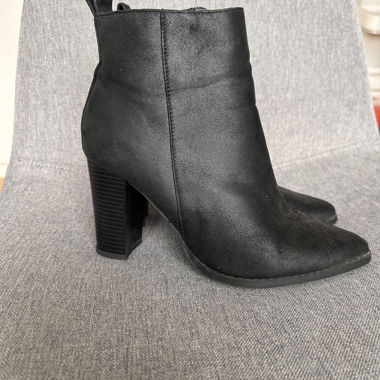 Black Heeled Ankle Boots